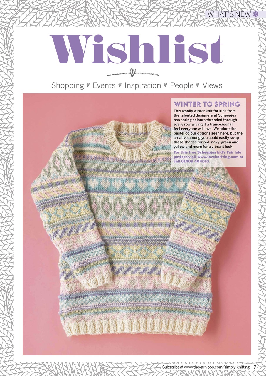 Simply Knitting Preview Pages