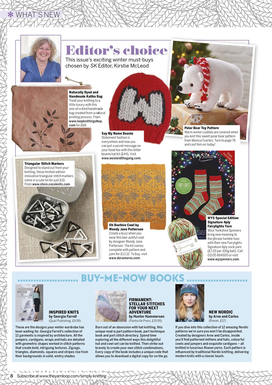 Simply Knitting Preview Pages