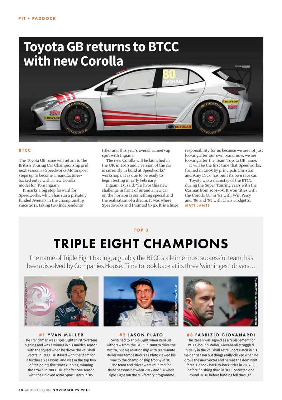 Autosport Preview Pages