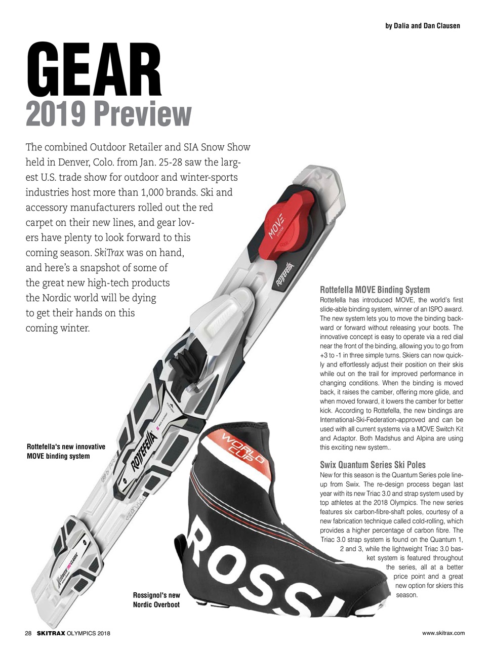 SkiTrax Preview Pages