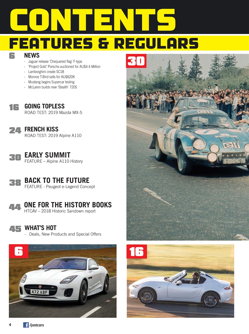JUST CARS Preview Pages