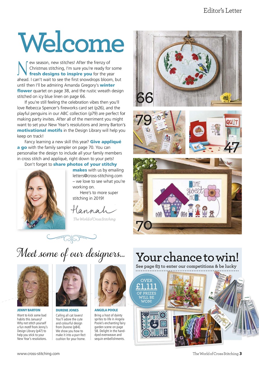 The World of Cross Stitching Preview Pages