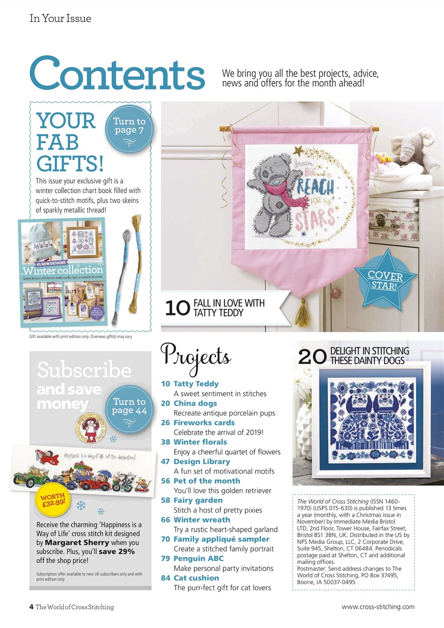 The World of Cross Stitching Preview Pages