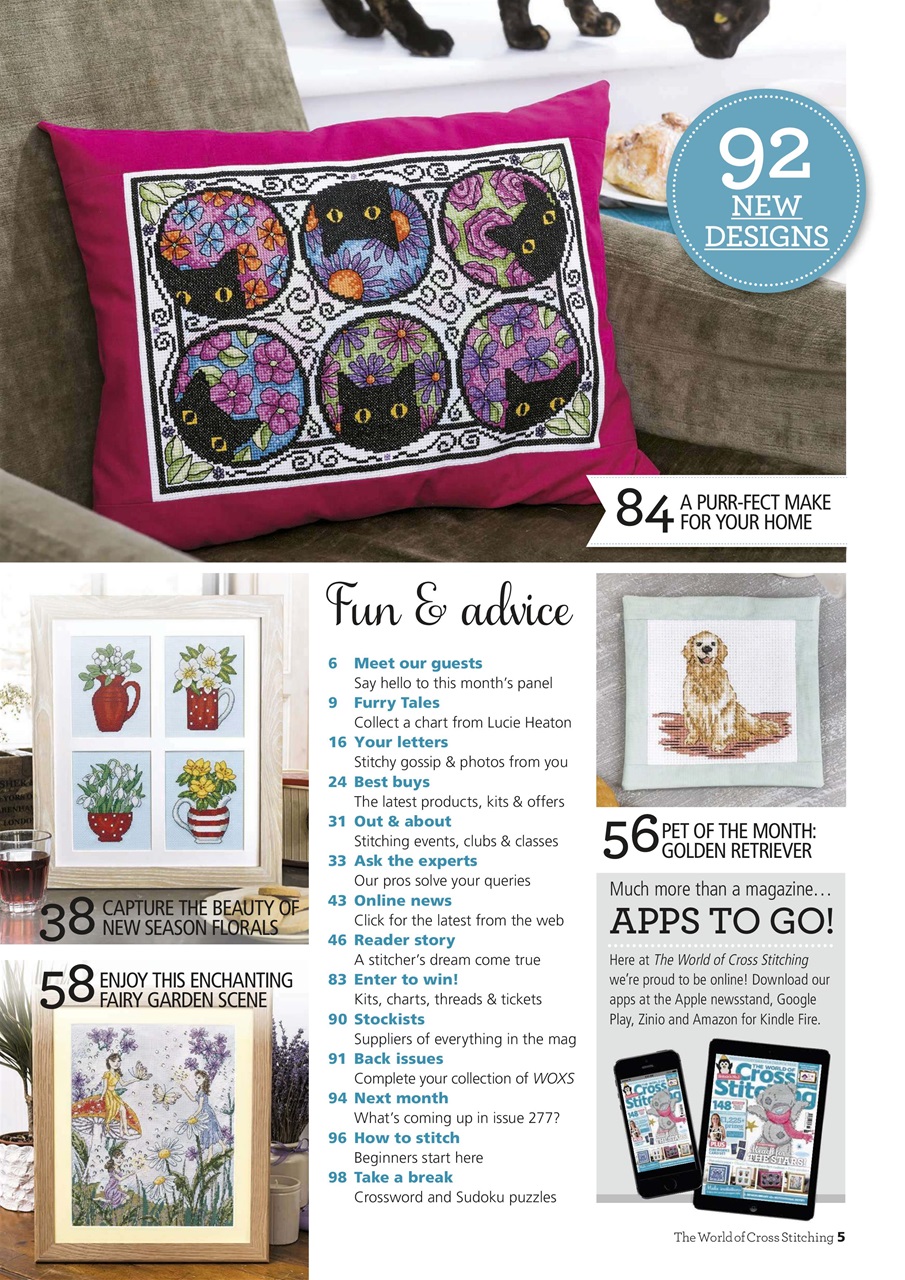 The World of Cross Stitching Preview Pages