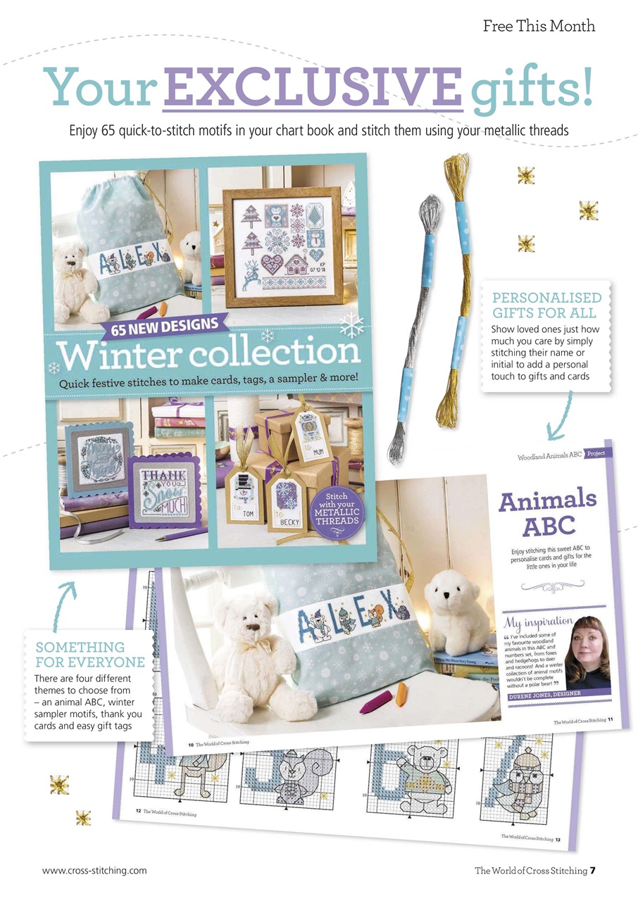 The World of Cross Stitching Preview Pages