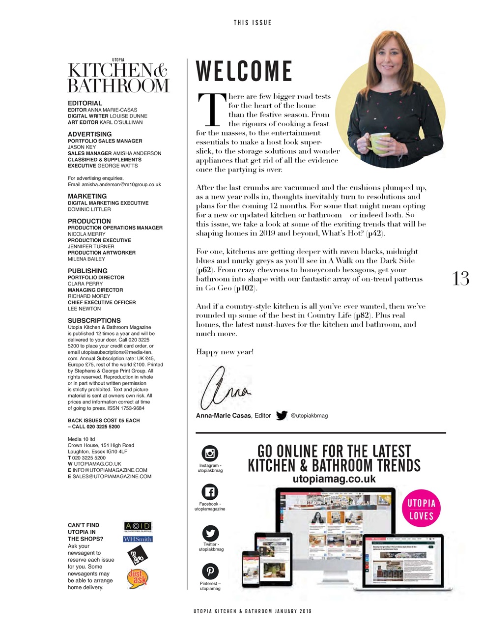 Utopia Kitchen & Bathroom Preview Pages