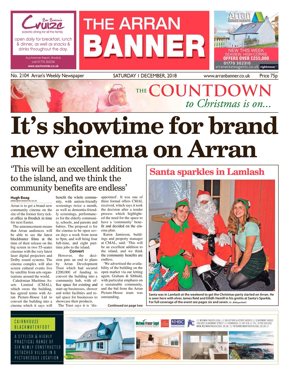 Arran Banner Preview Pages