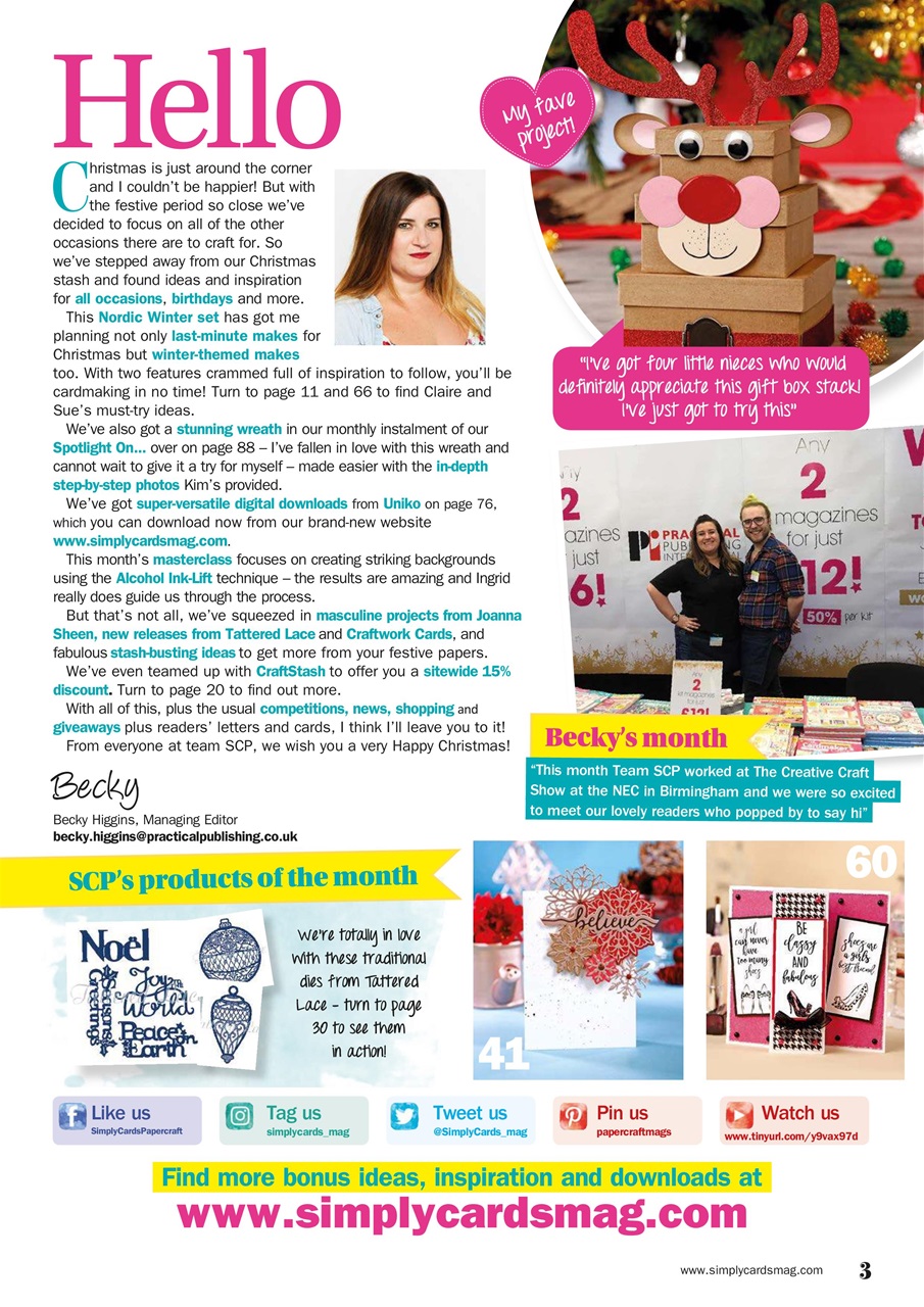 Simply Cards & Papercraft Preview Pages