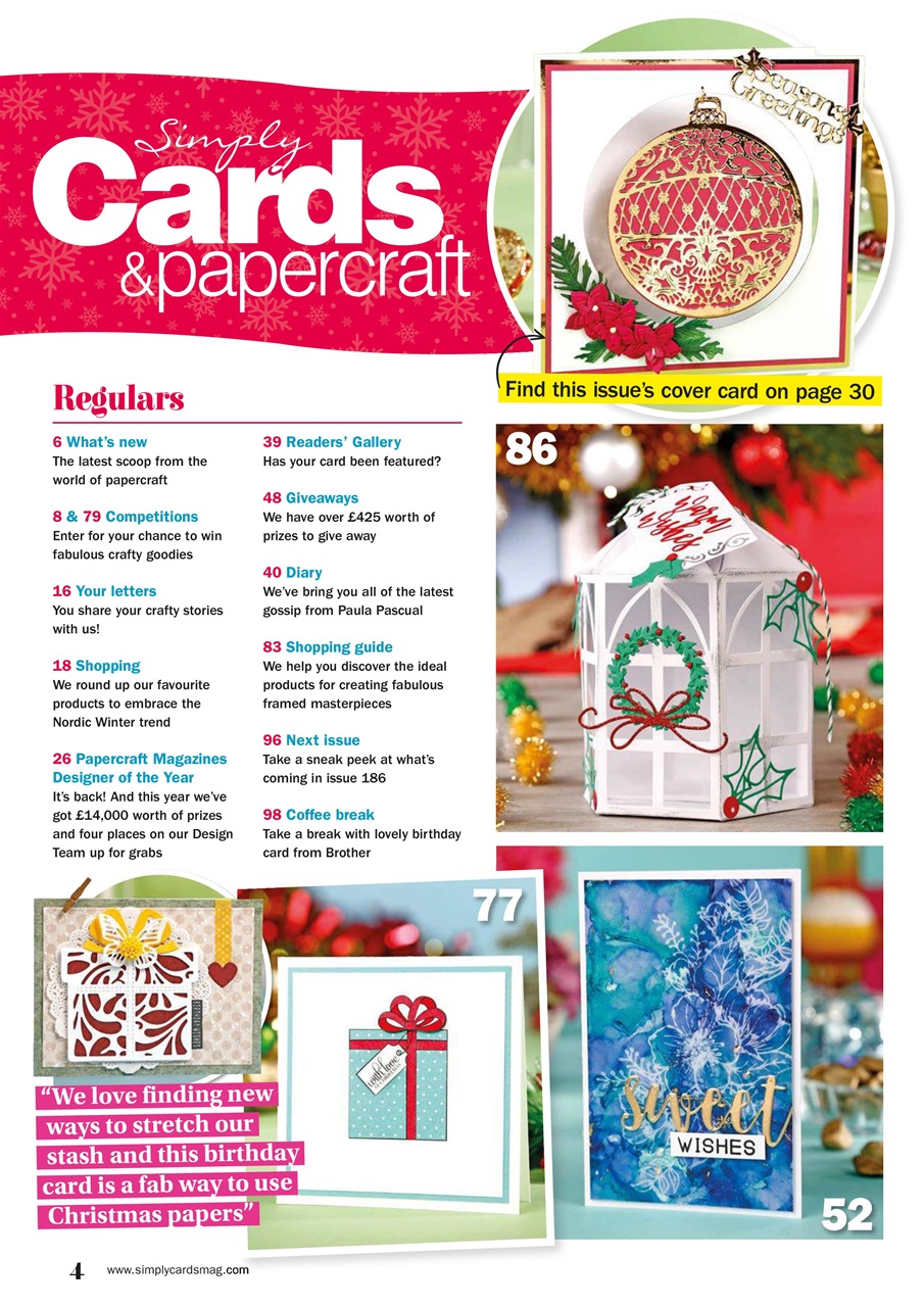 Simply Cards & Papercraft Preview Pages