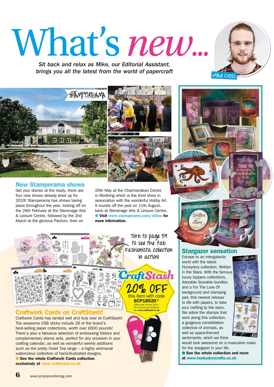 Simply Cards & Papercraft Preview Pages