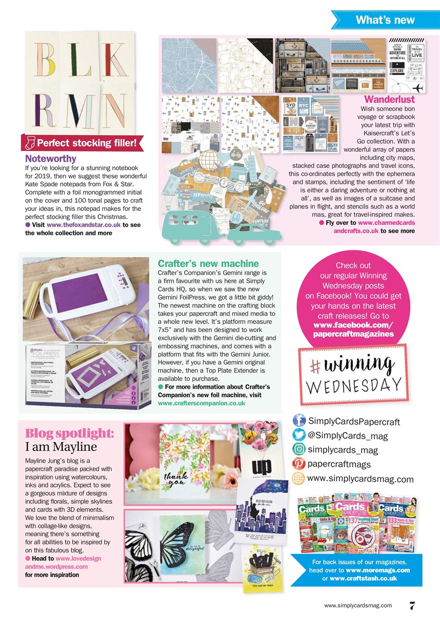 Simply Cards & Papercraft Preview Pages