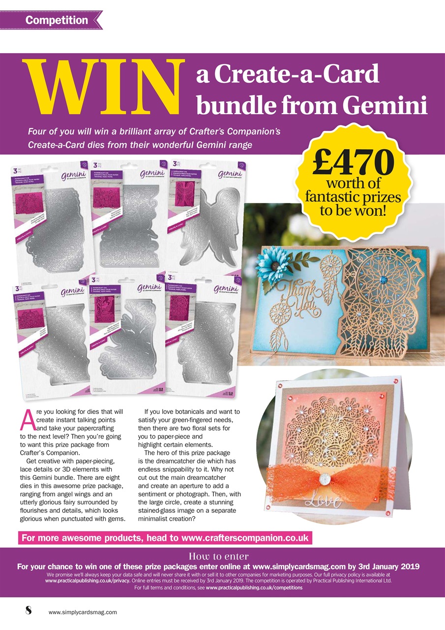 Simply Cards & Papercraft Preview Pages