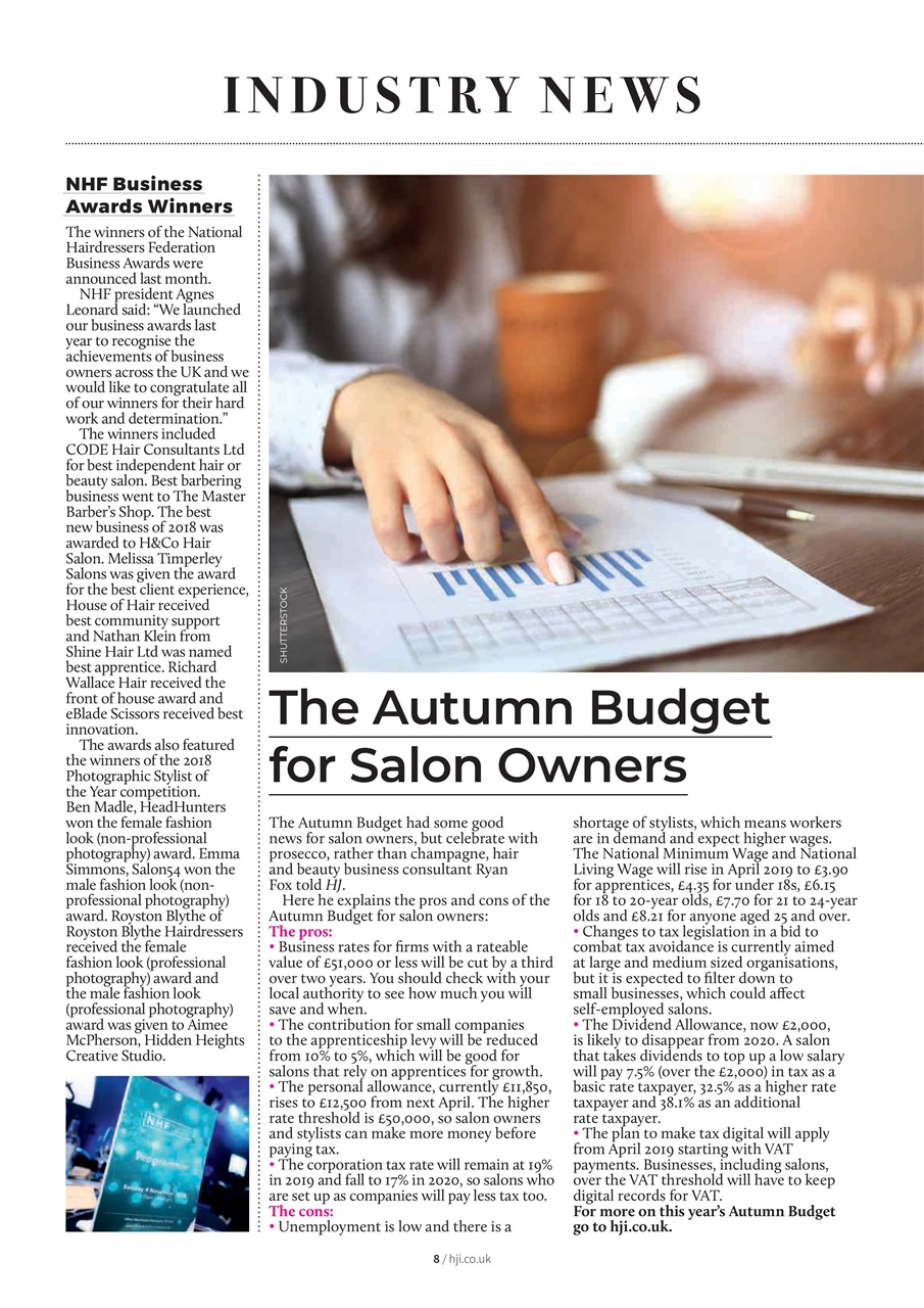 Hairdressers Journal Preview Pages