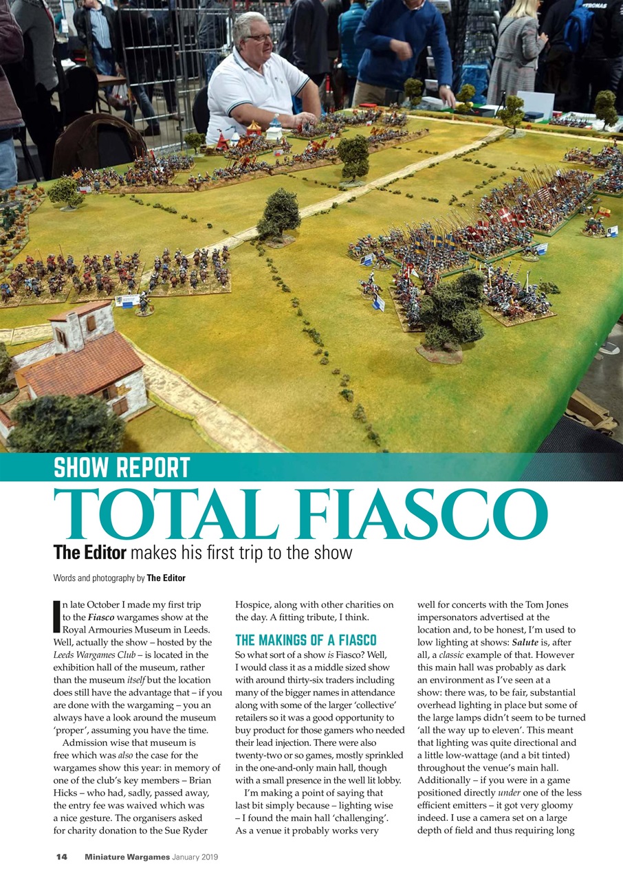 Miniature Wargames Preview Pages