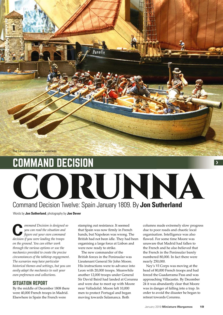 Miniature Wargames Preview Pages
