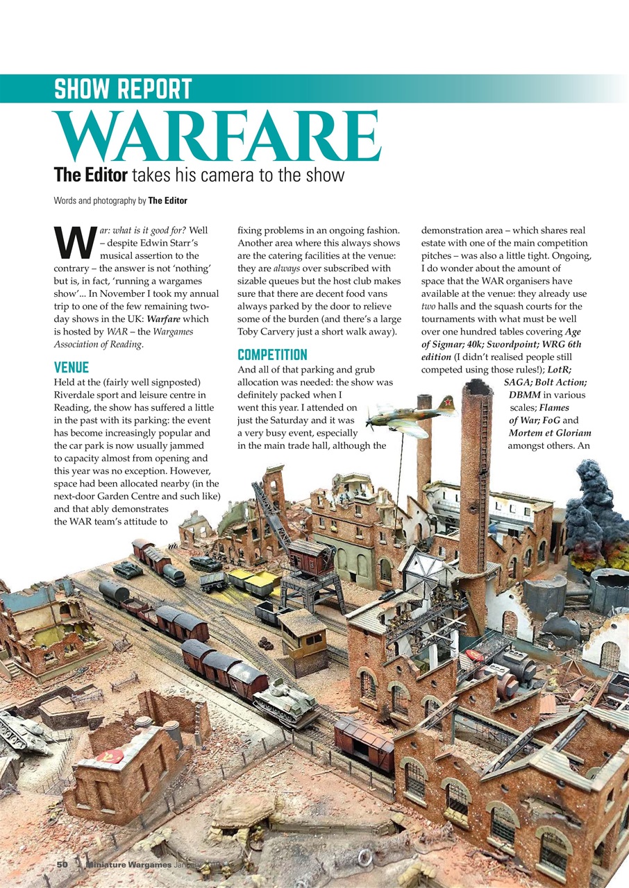 Miniature Wargames Preview Pages