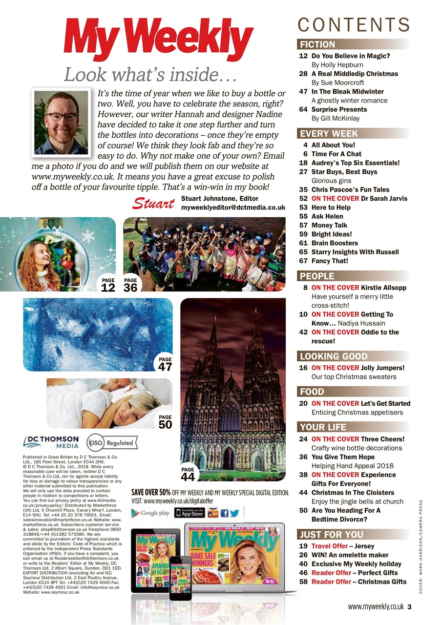 My Weekly Preview Pages