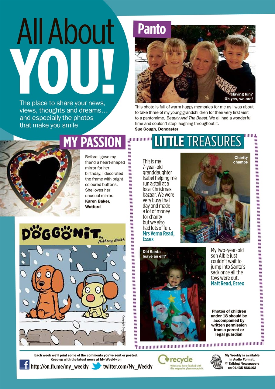 My Weekly Preview Pages