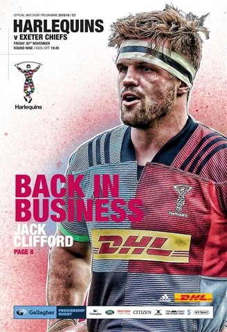 Harlequins issue Vs Exeter