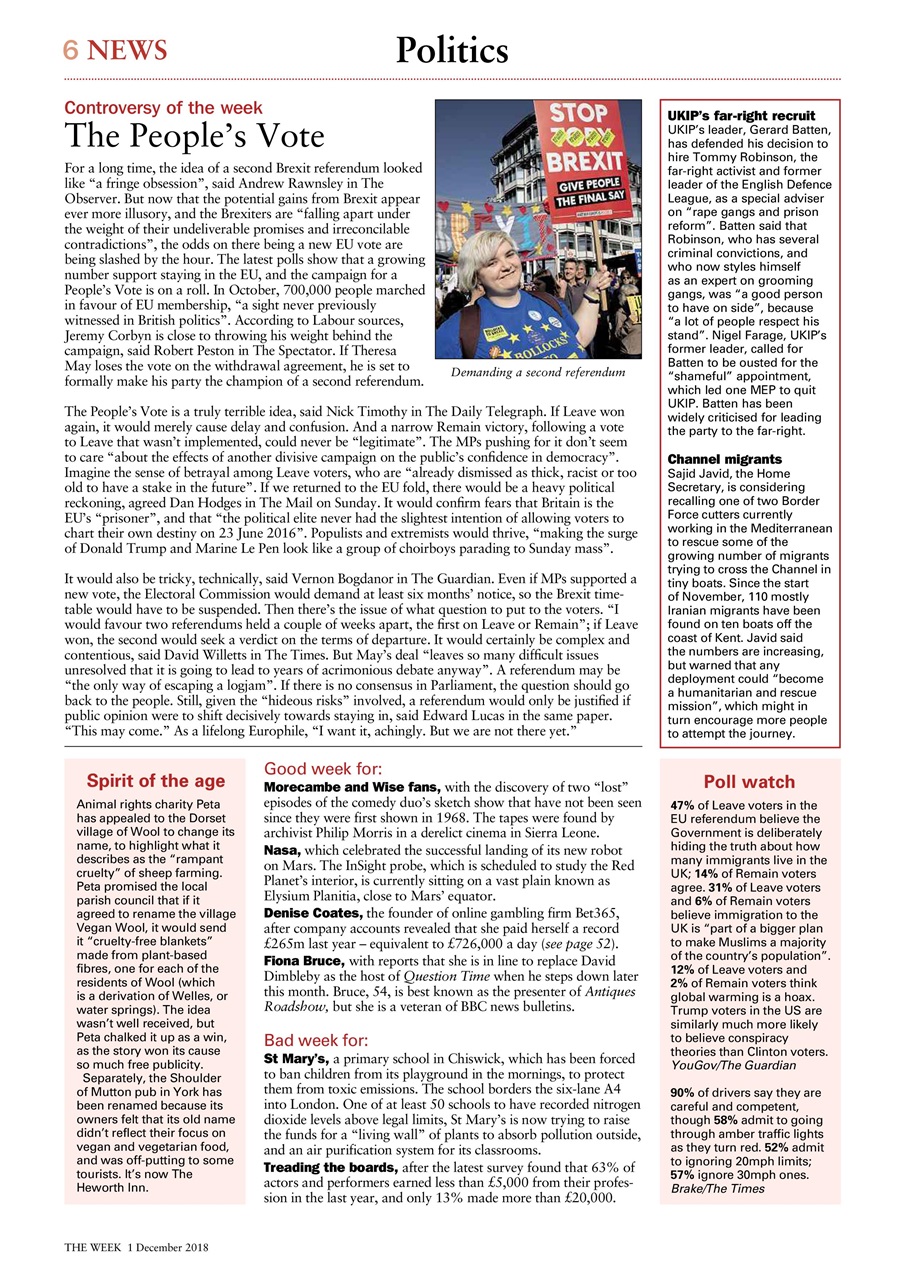 The Week Preview Pages