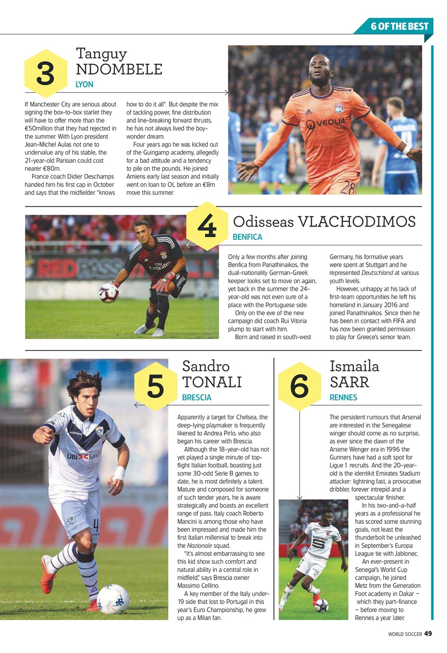 World Soccer Preview Pages