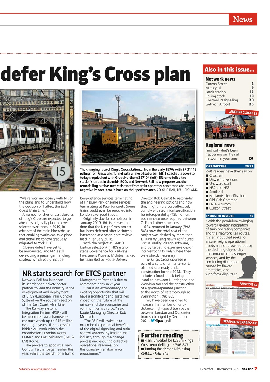 Rail Preview Pages