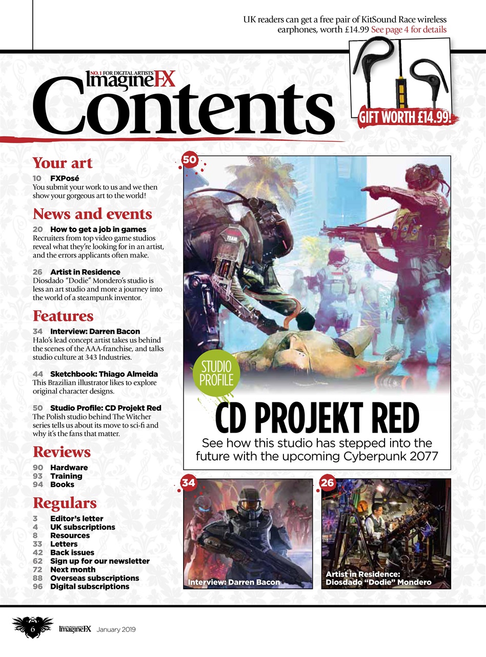 ImagineFX Preview Pages