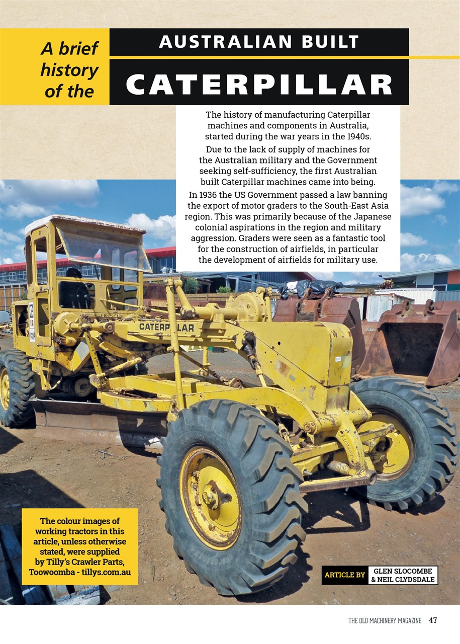 The Old Machinery Magazine Preview Pages
