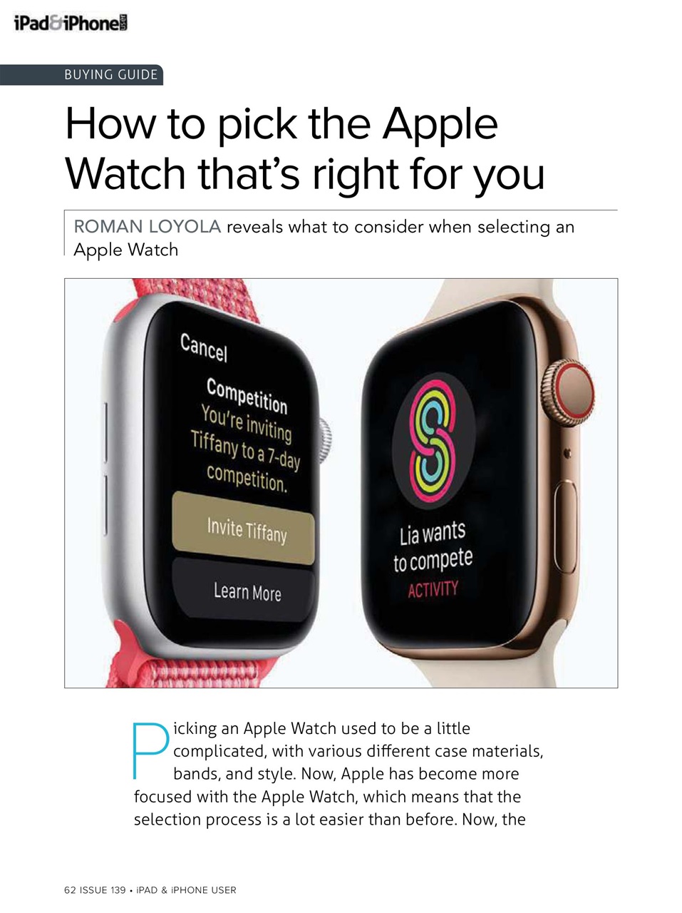 iPad and iPhone User Preview Pages