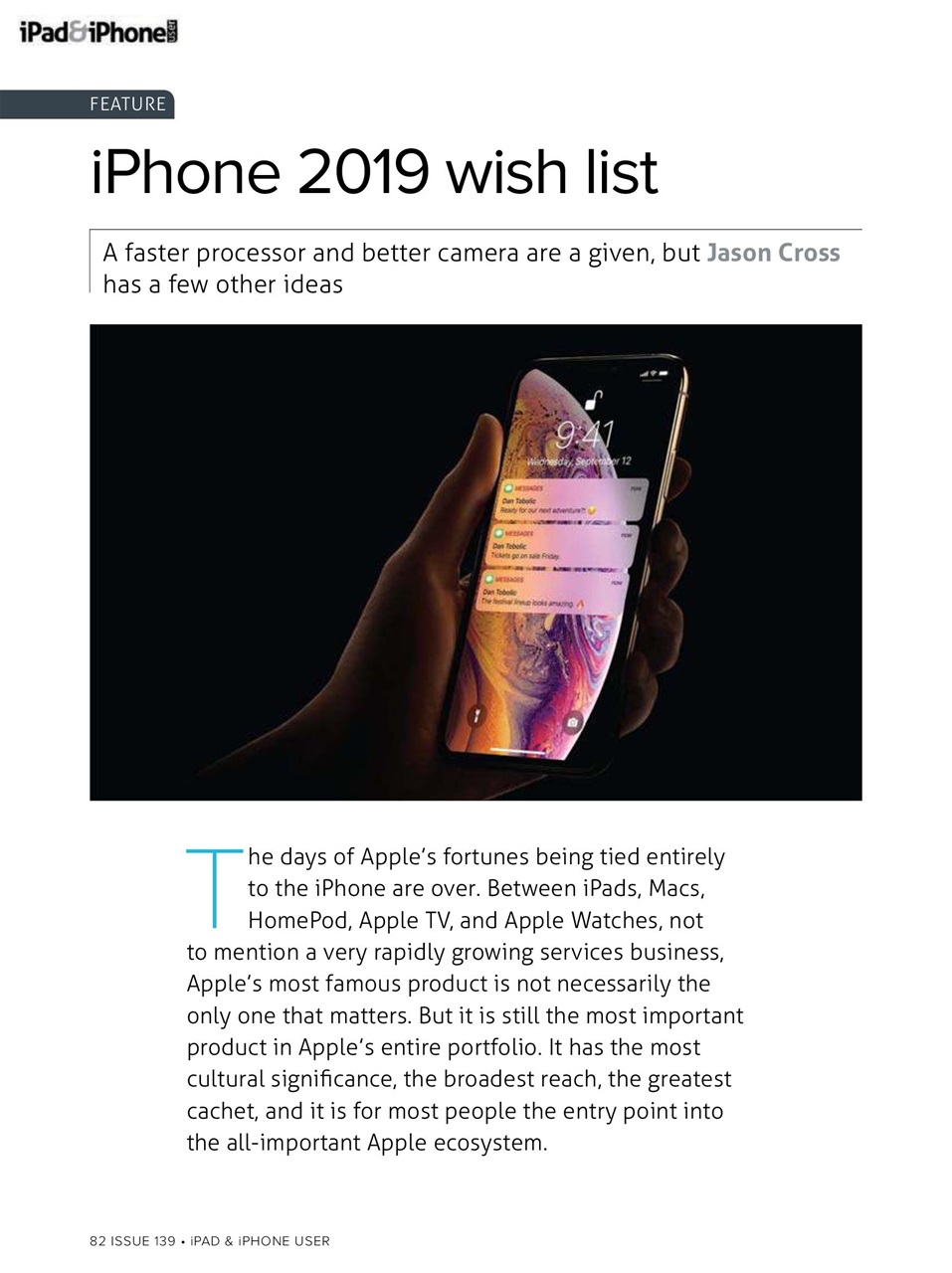 iPad and iPhone User Preview Pages