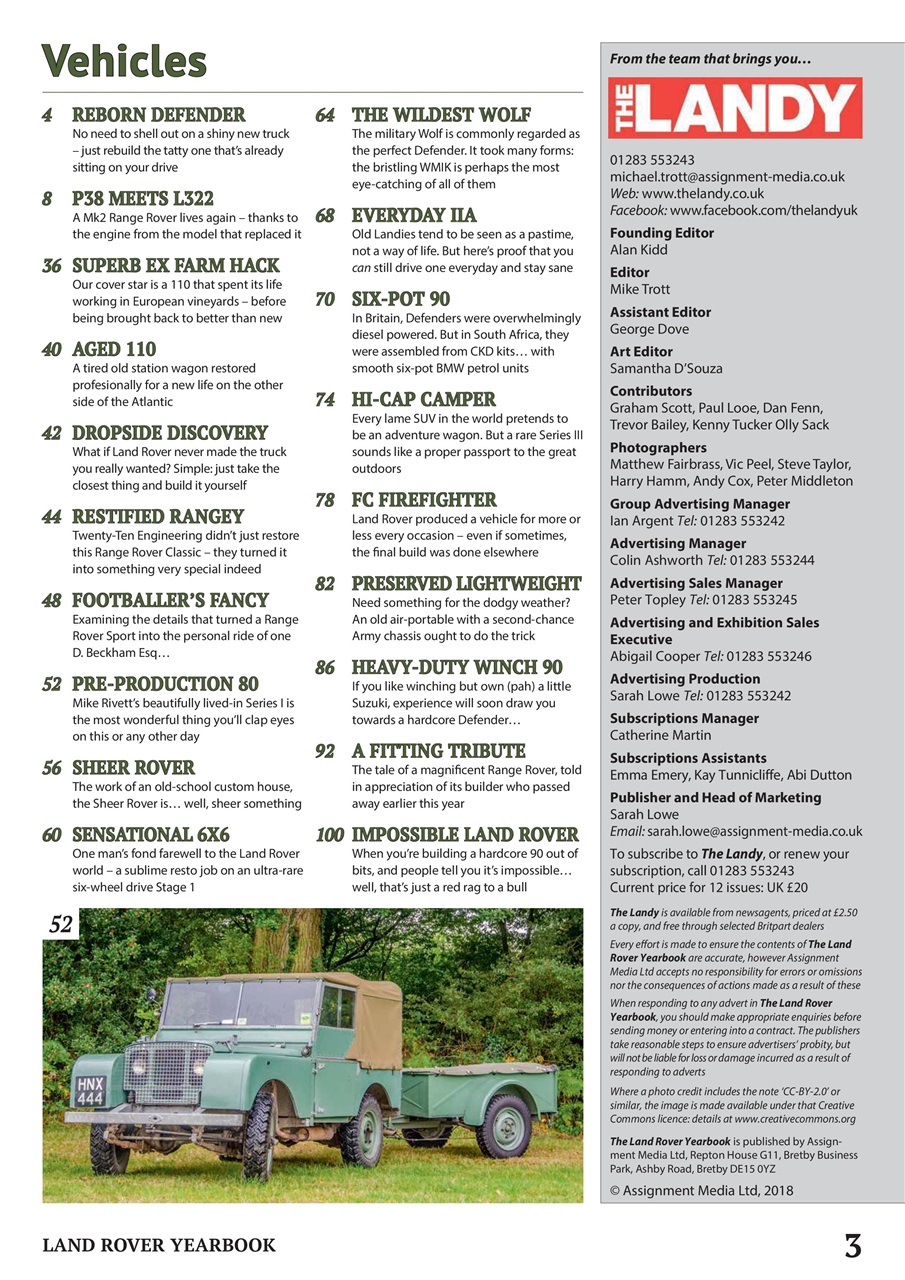 Overlander 4X4 Preview Pages