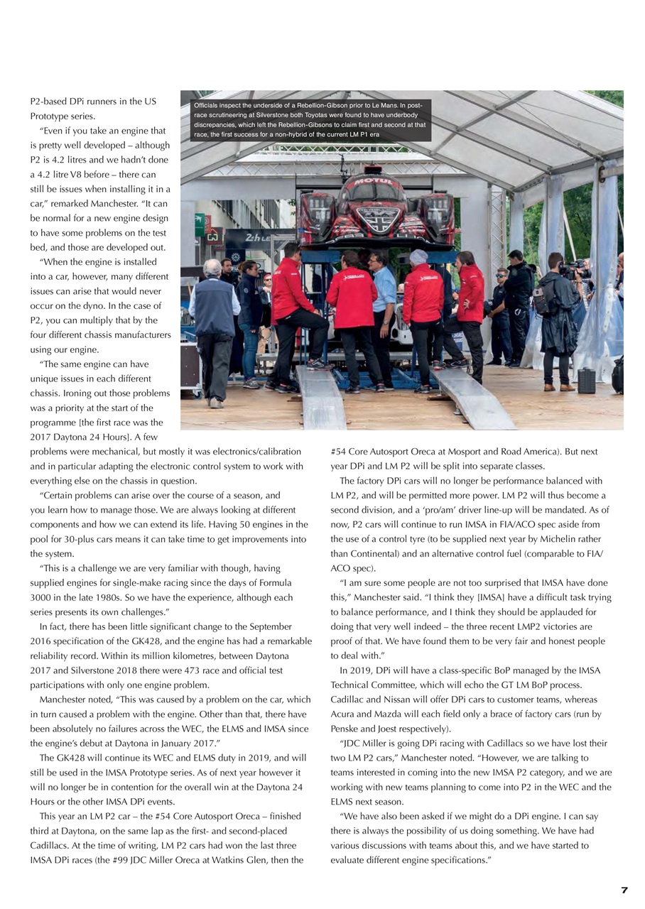 Race Engine Technology Preview Pages