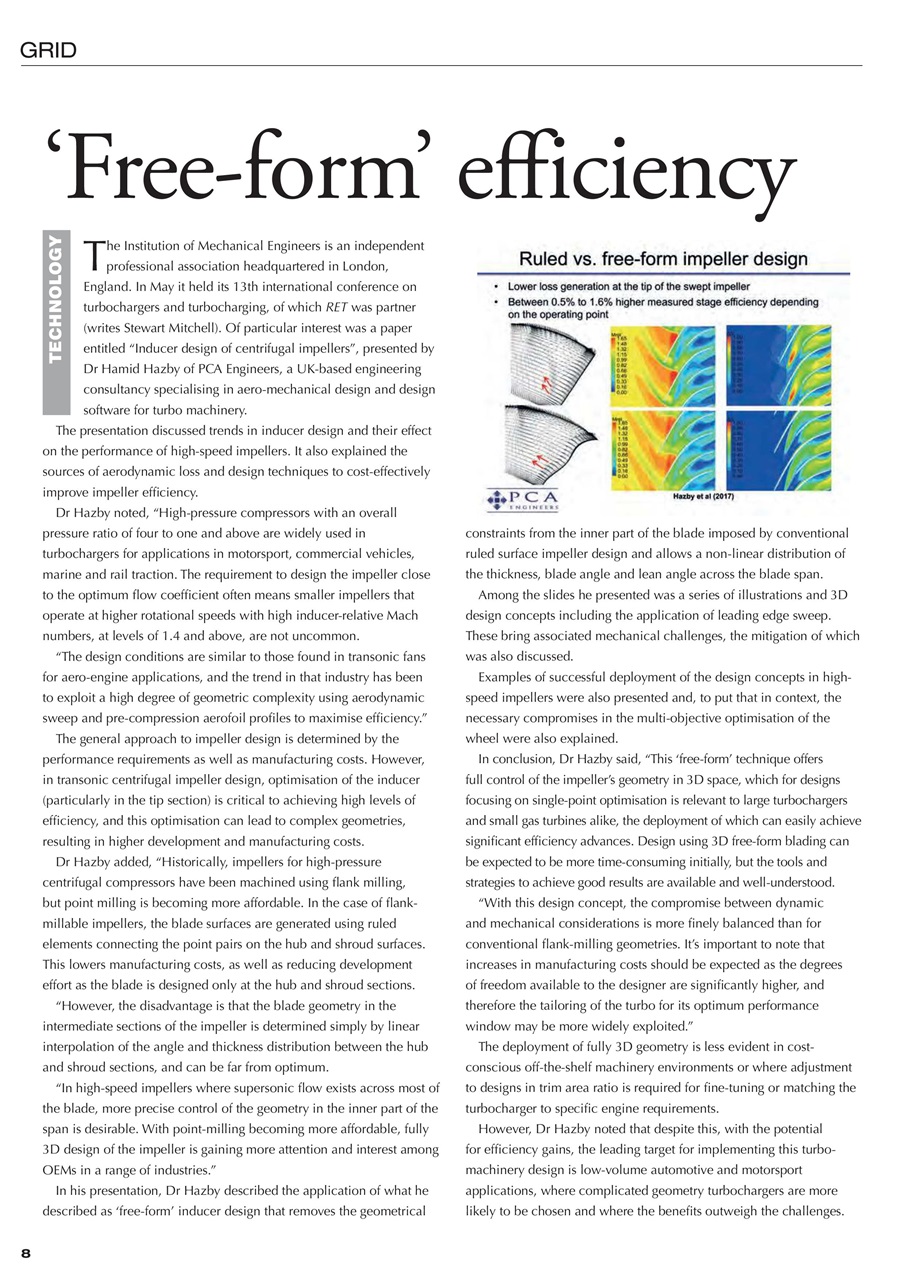 Race Engine Technology Preview Pages