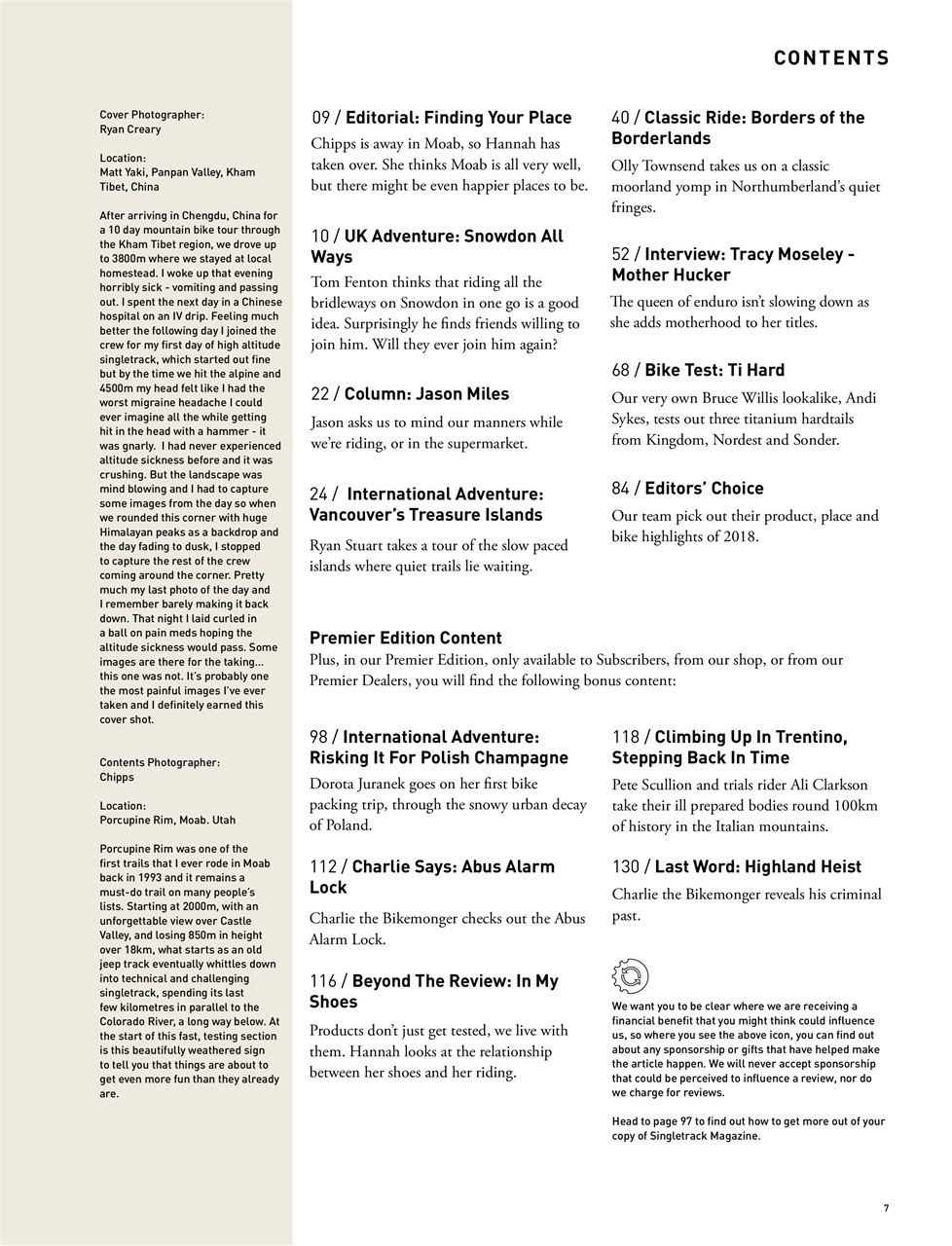 Singletrack Preview Pages