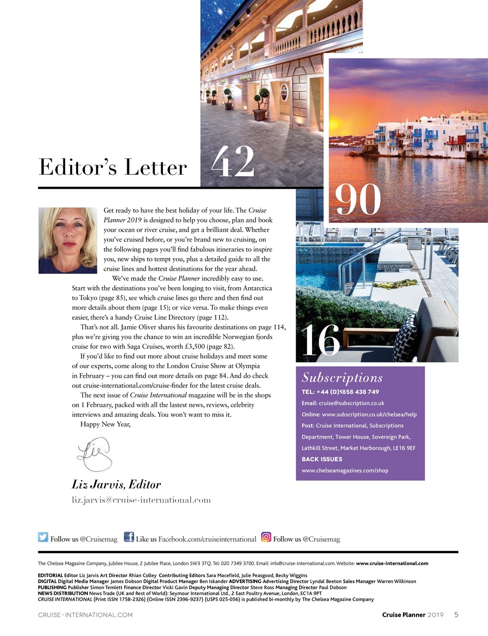 Cruise & Travel Preview Pages