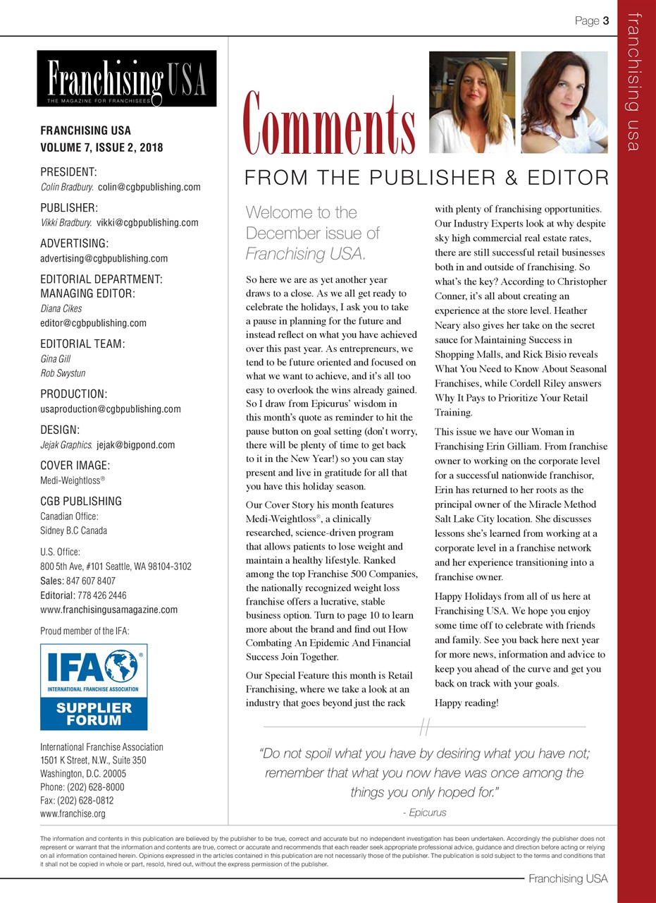 Franchising USA Preview Pages