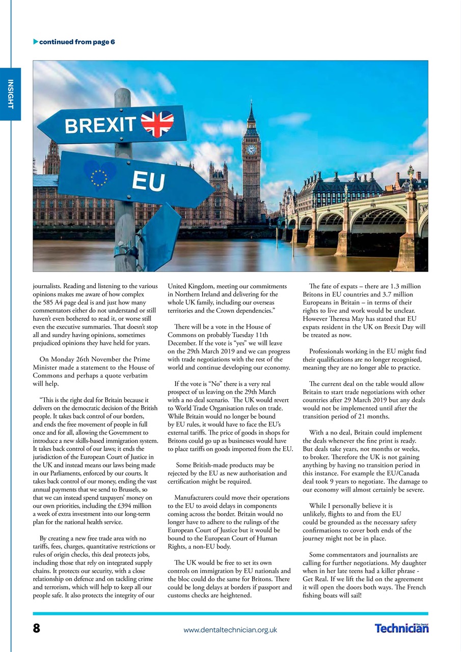 The Dental Technician Magazine Preview Pages