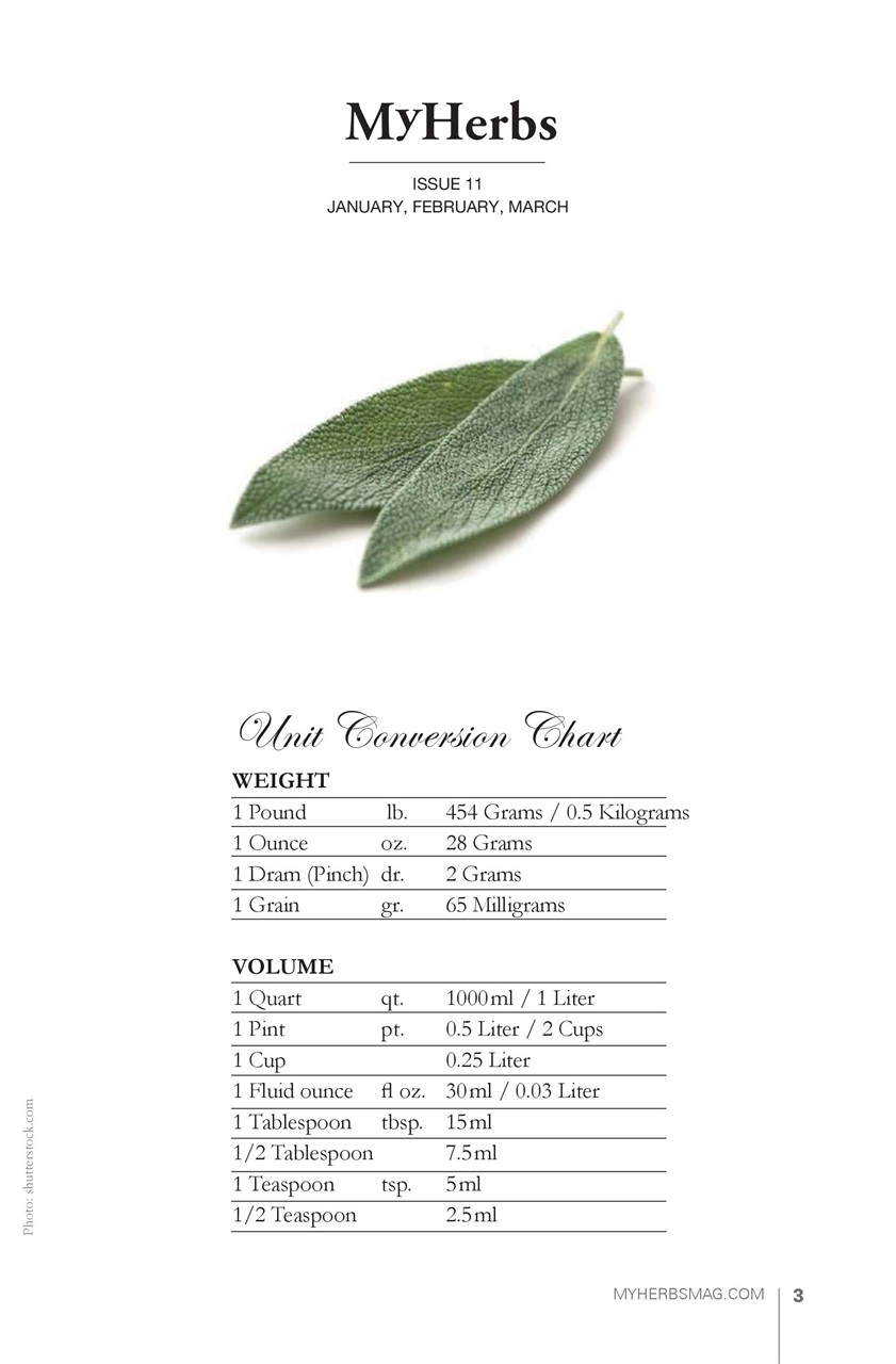 My Herbs Magazine Preview Pages