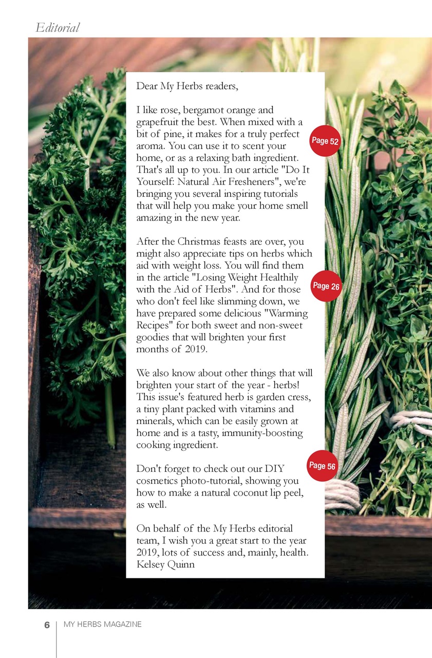 My Herbs Magazine Preview Pages