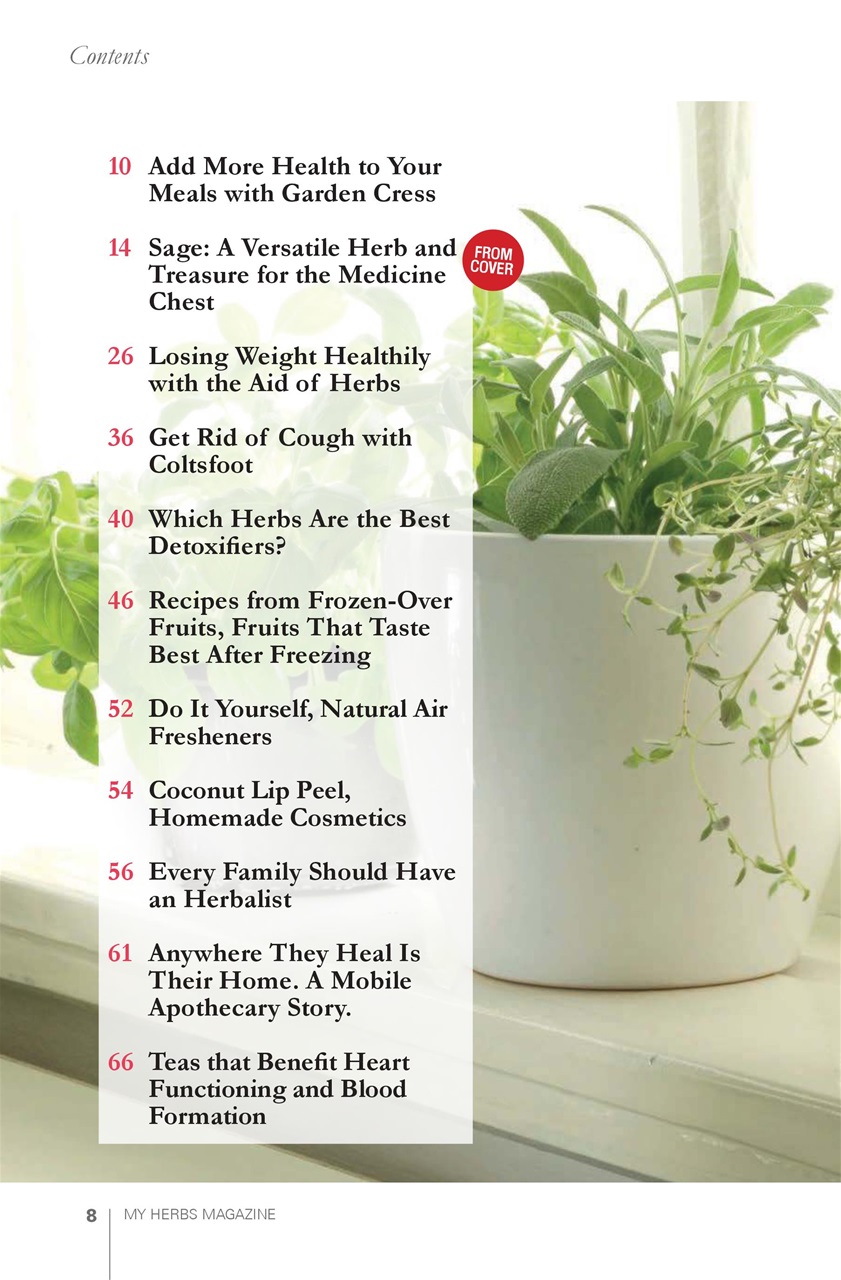 My Herbs Magazine Preview Pages