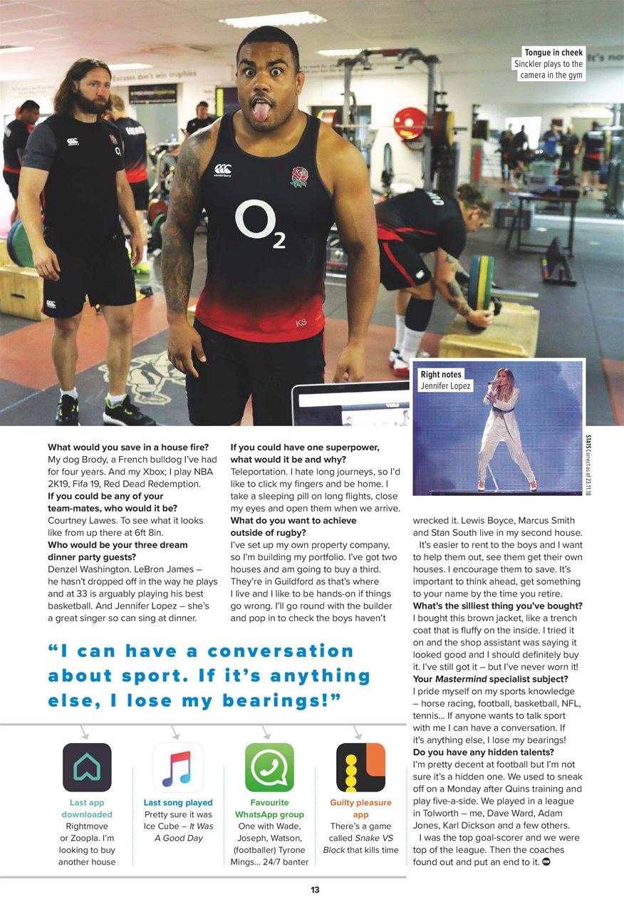 Rugby World Preview Pages