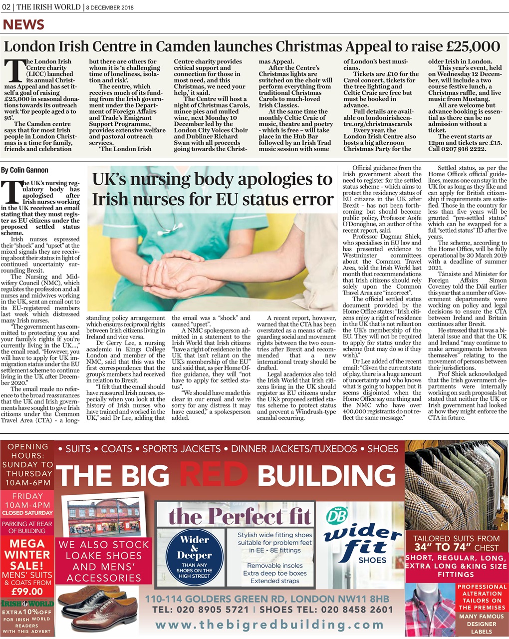 Irish World Preview Pages