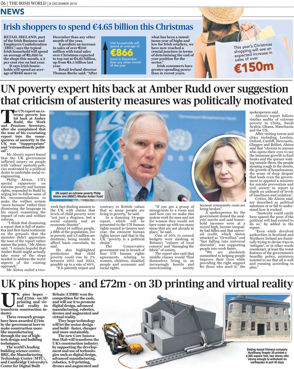 Irish World Preview Pages