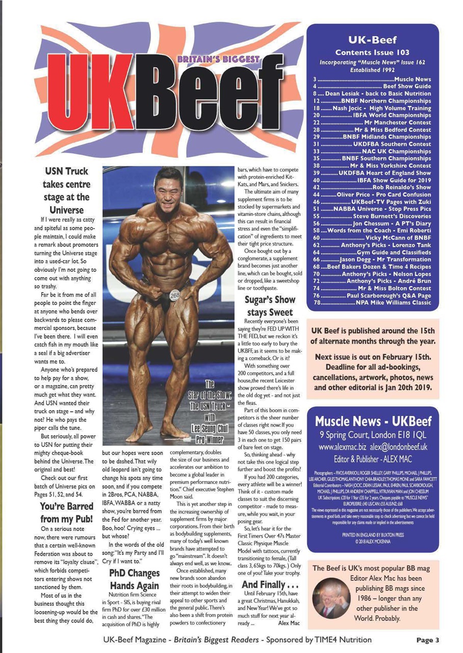 UK Beef Magazine Preview Pages