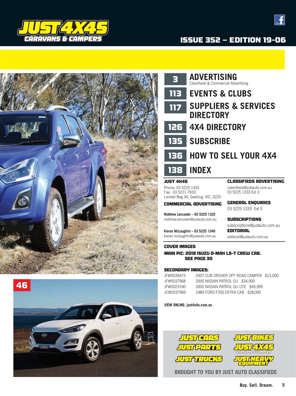 JUST 4X4S Preview Pages