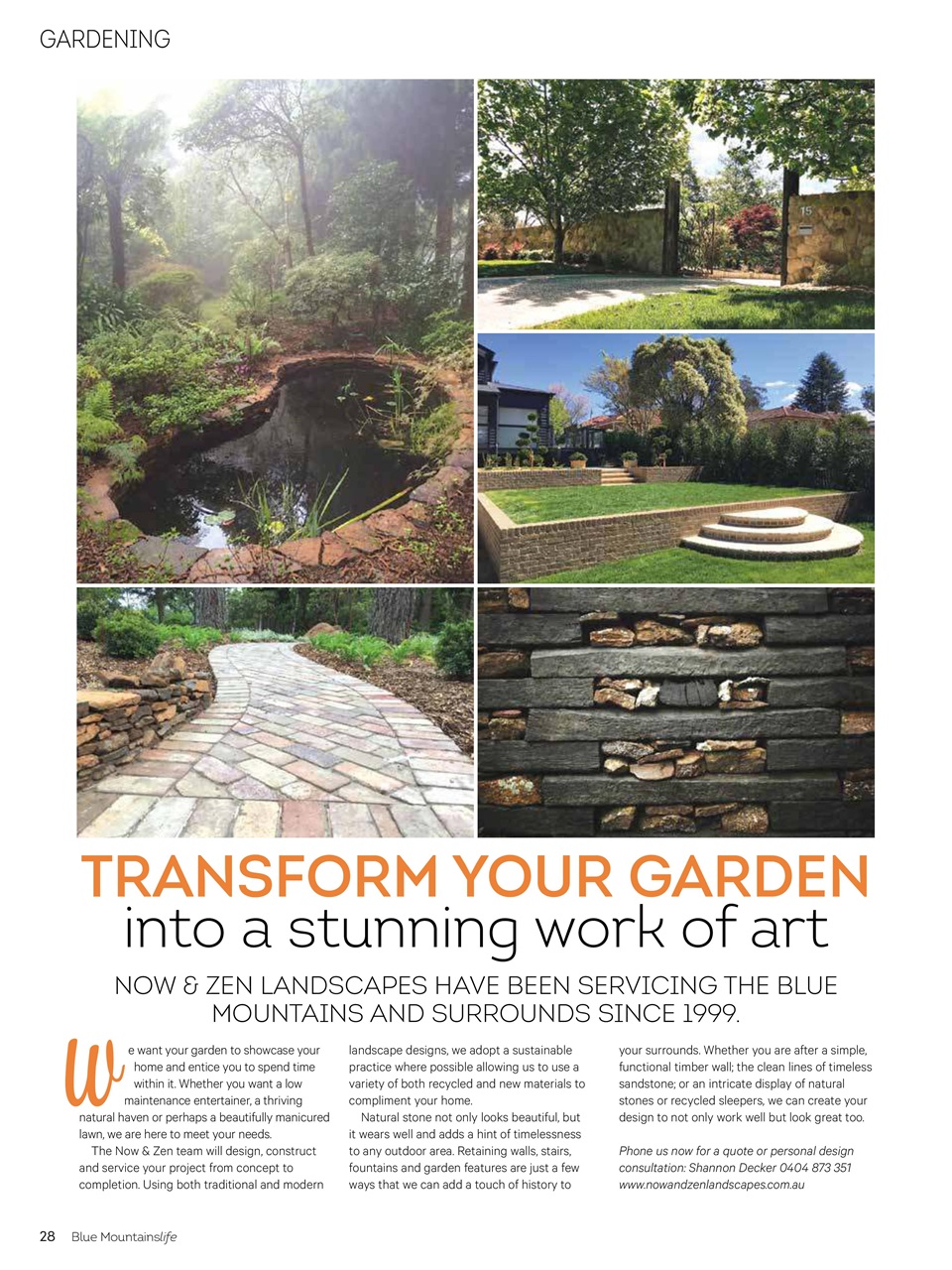 Blue Mountains Life Preview Pages
