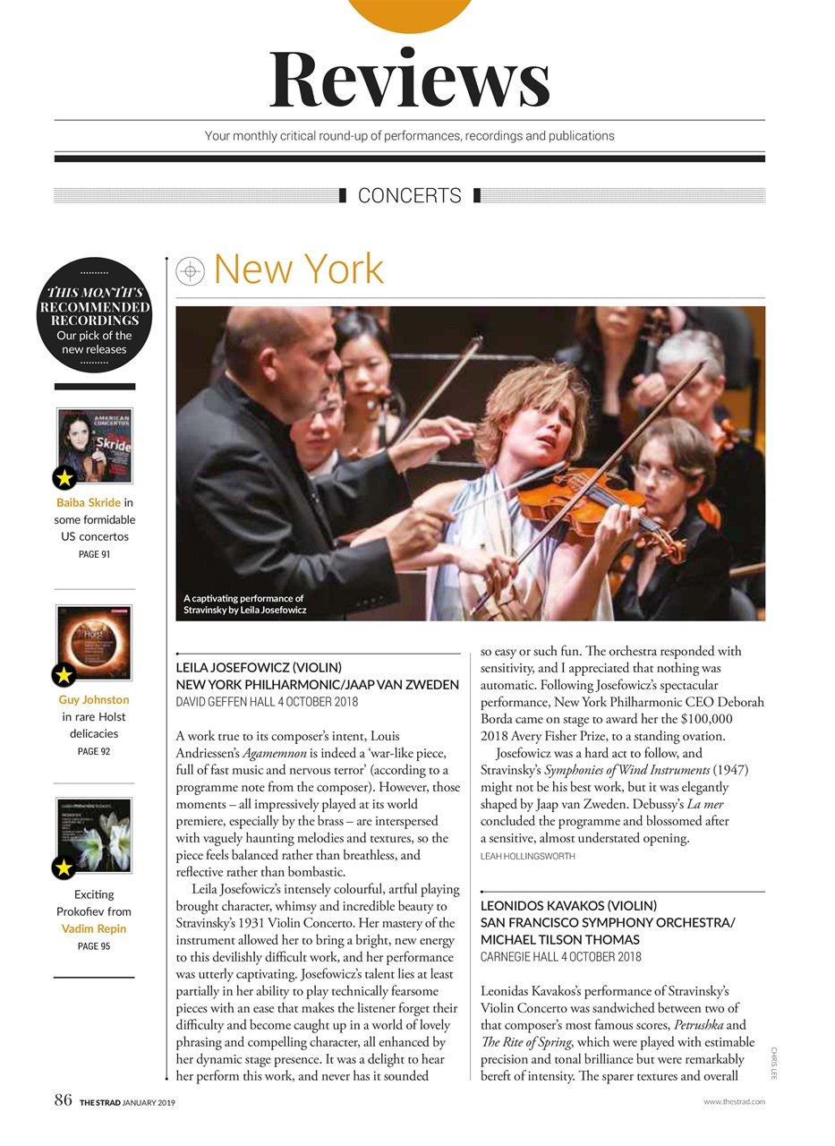 The Strad Preview Pages