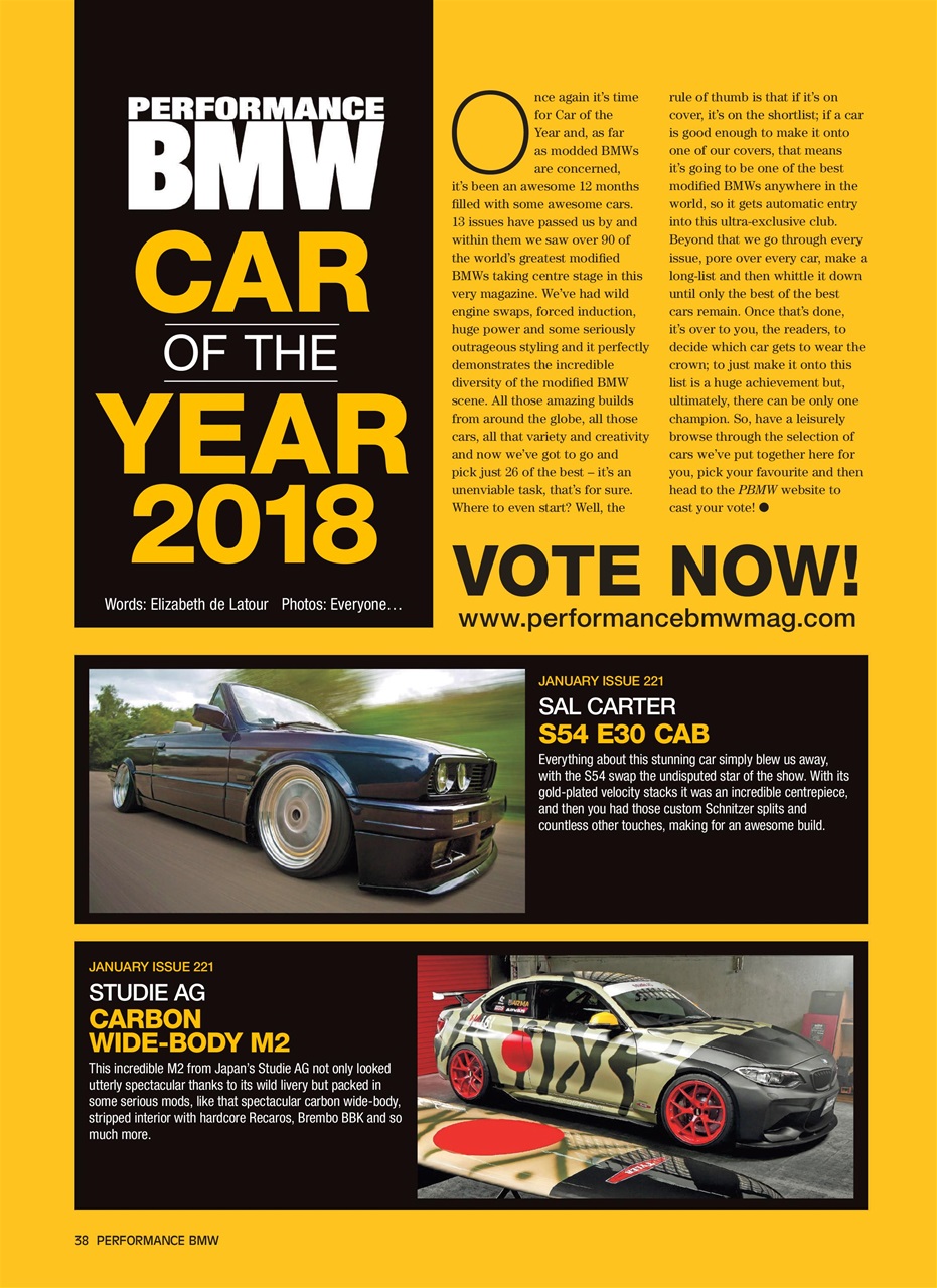 Performance BMW Preview Pages