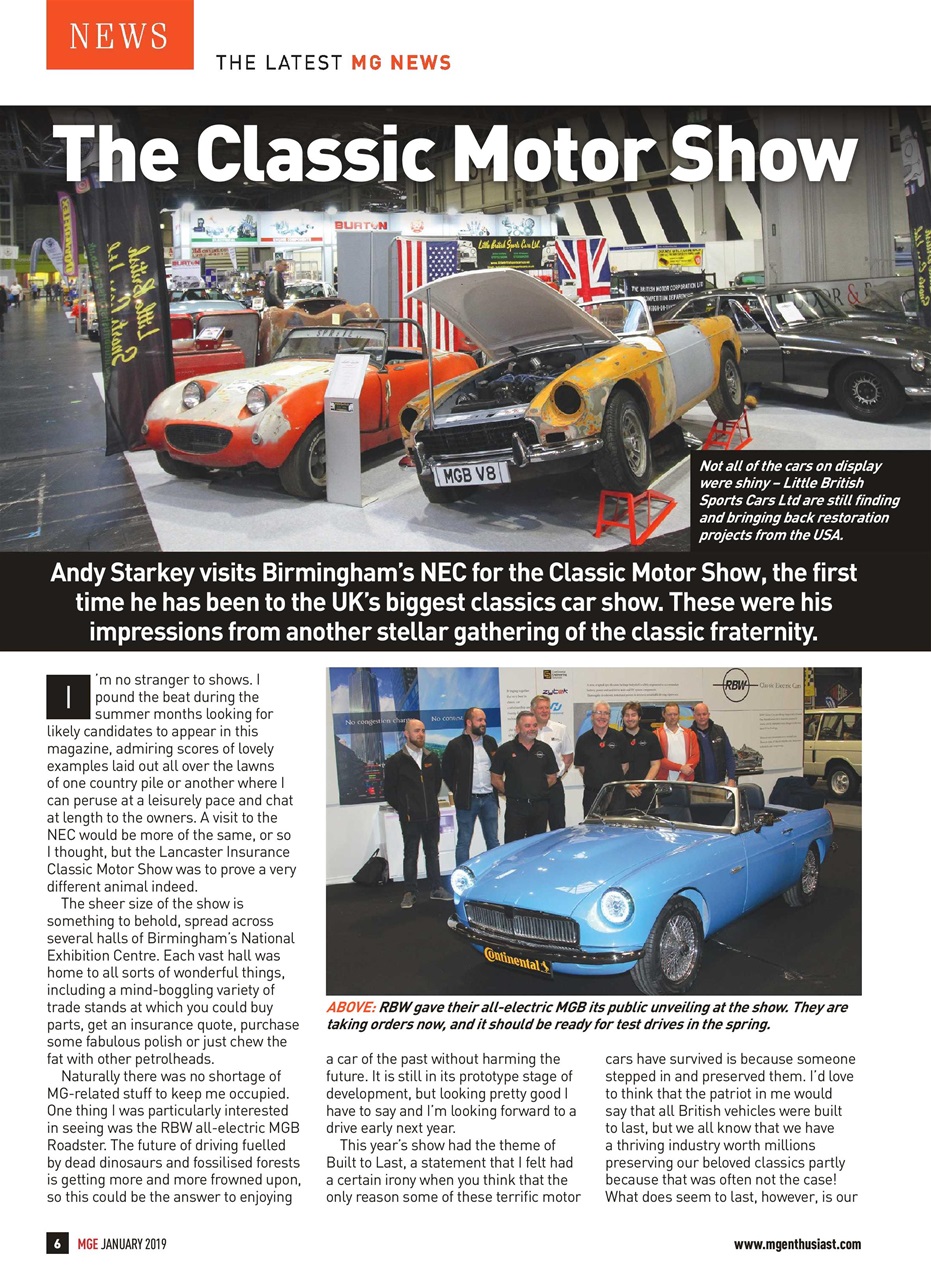 MG Enthusiast Preview Pages