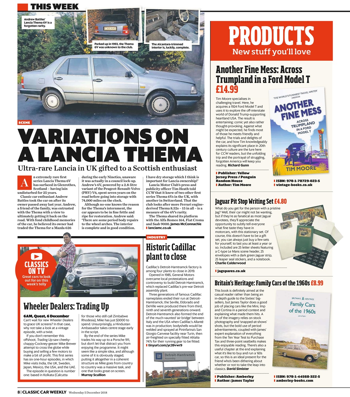 Classic Car Weekly Preview Pages